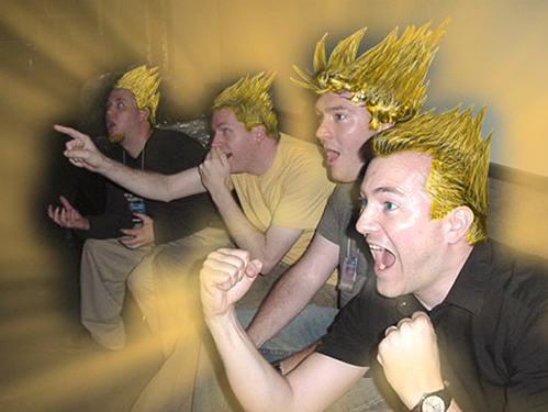Super Saiyan reaction